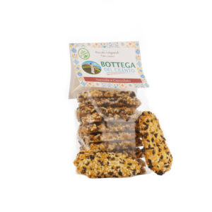 BISCOTTI AL BURRO DI BUFALA NOCCIOLA' E CIOCCOLATO 200 GR