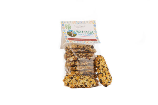 BISCOTTI AL BURRO DI BUFALA NOCCIOLA' E CIOCCOLATO 200 GR