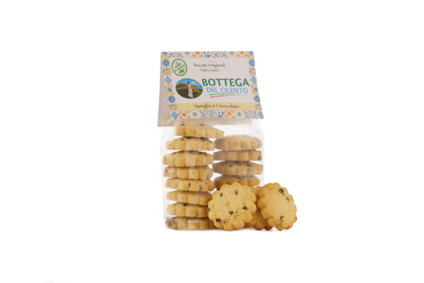 BISCOTTI AL BURRO DI BUFALA VANIGLIA E CIOCCOLATO 200 GR