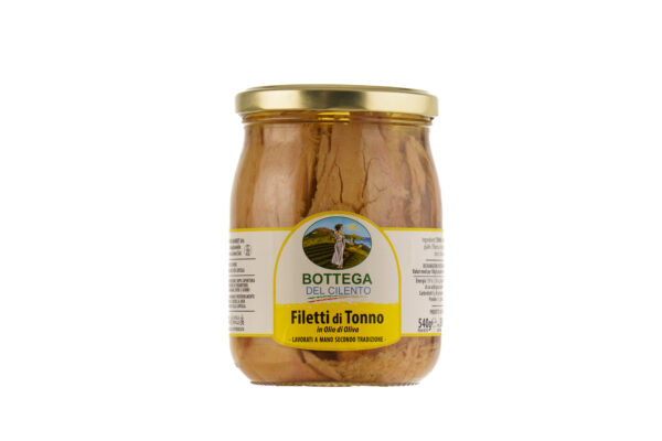 FILETTI DI TONNO IN OLIO DI OLIVA 540 GR