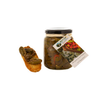 OLIVE SCHIACCIATE DA 350 GR